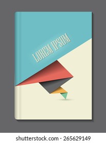 Abstract, vintage design cover for book/brochure/ business reports... Vector eps10.