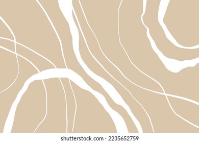 Abstract vintage design in minimalist style