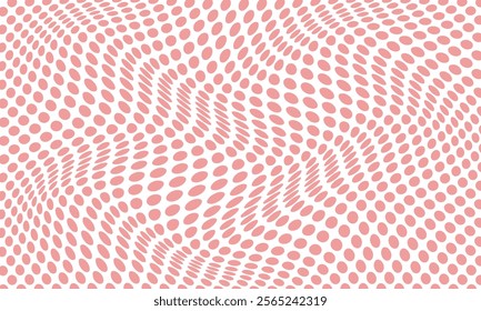 abstract vintage dot wave pattern suitable for background.