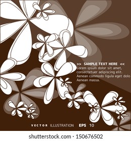 abstract vintage floral background