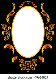 abstract vintage frame