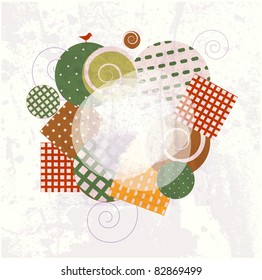 Abstract vintage Frame