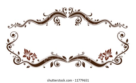 Abstract vintage frame for design.