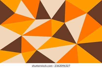 Abstract Vintage Geometric Pattern Vector Wallpaper