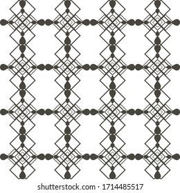 Patrón abstracto geométrico sin fisuras. Fondo gris marrón. Ilustración del vector