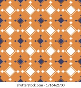 Abstract vintage geometric seamless pattern. Oramental openwork background. Vector illustration