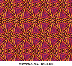 abstract vintage geometric wallpaper pattern seamless background. Vector illustration