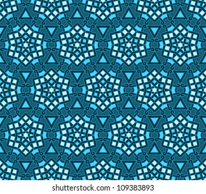 abstract vintage geometric wallpaper pattern seamless background. Vector illustration