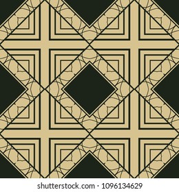 abstract vintage geometric wallpaper pattern seamless background. Vector illustration