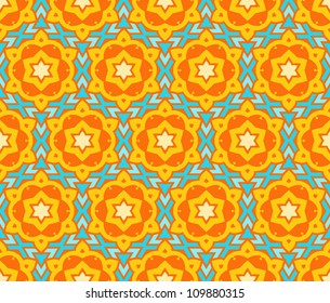 abstract vintage geometric wallpaper pattern seamless background. Vector illustration