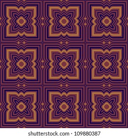 abstract vintage geometric wallpaper pattern seamless background. Vector illustration