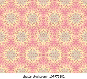abstract vintage geometric wallpaper pattern seamless background. Vector illustration