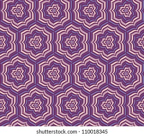 abstract vintage geometric wallpaper pattern seamless background. Vector illustration