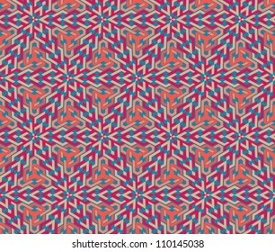 abstract vintage geometric wallpaper pattern seamless background. Vector illustration