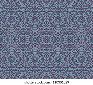 abstract vintage geometric wallpaper pattern seamless background. Vector illustration