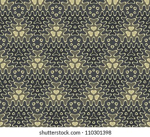 abstract vintage geometric wallpaper pattern seamless background. Vector illustration