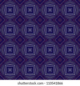 abstract vintage geometric wallpaper pattern seamless background. Vector illustration