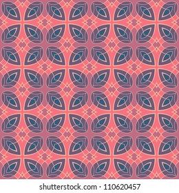 abstract vintage geometric wallpaper pattern seamless background. Vector illustration
