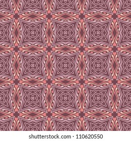 abstract vintage geometric wallpaper pattern seamless background. Vector illustration