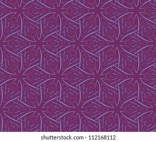 abstract vintage geometric wallpaper pattern seamless background. Vector illustration