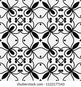abstract vintage geometric wallpaper pattern seamless background. Vector illustration