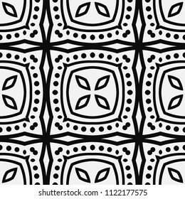 abstract vintage geometric wallpaper pattern seamless background. Vector illustration