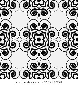 abstract vintage geometric wallpaper pattern seamless background. Vector illustration