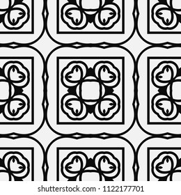 abstract vintage geometric wallpaper pattern seamless background. Vector illustration