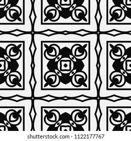 abstract vintage geometric wallpaper pattern seamless background. Vector illustration