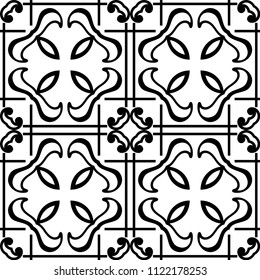 abstract vintage geometric wallpaper pattern seamless background. Vector illustration
