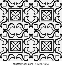 abstract vintage geometric wallpaper pattern seamless background. Vector illustration