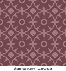 abstract vintage geometric wallpaper pattern seamless background. Vector illustration