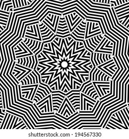 abstract vintage geometric wallpaper pattern background. Vector illustration 