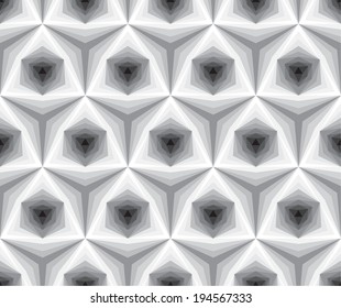 abstract vintage geometric wallpaper pattern seamless background. Vector illustration 