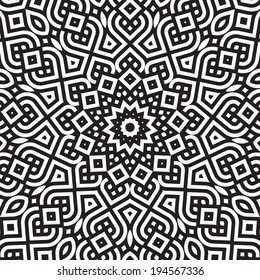 abstract vintage geometric wallpaper pattern background. Vector illustration 