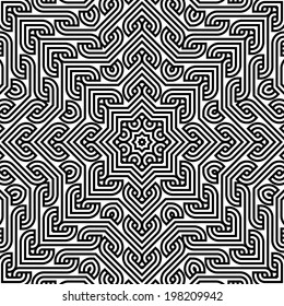 abstract vintage geometric wallpaper pattern background. Not seamless. Vector illustration 