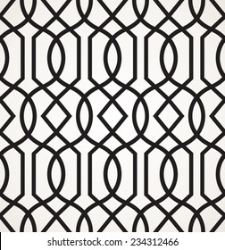 abstract vintage geometric wallpaper pattern seamless background. Vector illustration