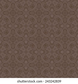 abstract vintage geometric wallpaper pattern seamless background. Vector illustration 