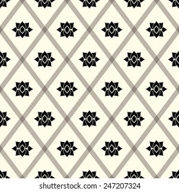 abstract vintage geometric wallpaper pattern seamless background