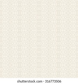 abstract vintage geometric wallpaper pattern seamless background. Vector illustration