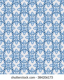 abstract vintage geometric wallpaper pattern seamless background. Vector illustration