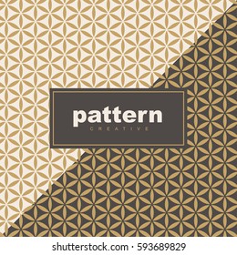 abstract vintage geometric wallpaper pattern background for packaging of product. Vector illustration