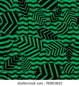 abstract vintage geometric wallpaper pattern background. Vector illustration