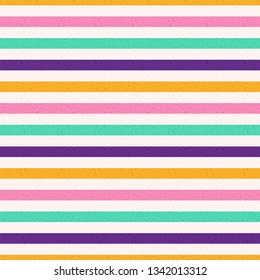 Abstract Vintage Noisy Textured colorful Striped Background  Stock Vector