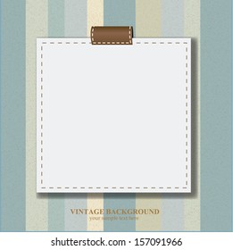 abstract vintage paper banners / stickers / badges with print decorations