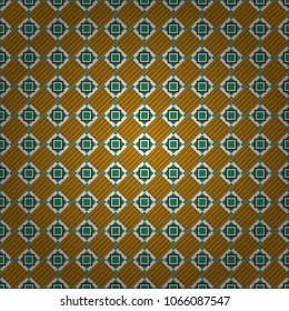 Abstract vintage pattern with decorative tiles pattern. Vector oriental style in beige, magenta and brown colors. Seamless pattern in ethnic traditional style.