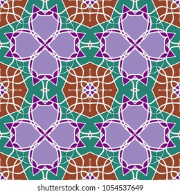 Abstract vintage pattern. Good for tiles, printing on paper and fabric.