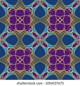 Abstract vintage pattern. Good for tiles, printing on paper and fabric.