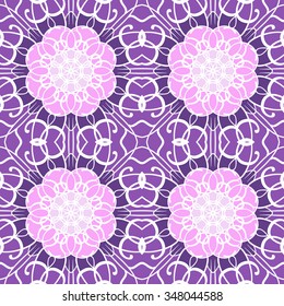 Abstract vintage pattern. Good for tiles, printing on paper and fabric.
