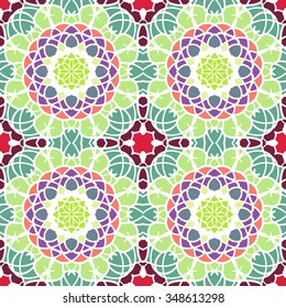 Abstract vintage pattern. Good for tiles, printing on paper and fabric.
